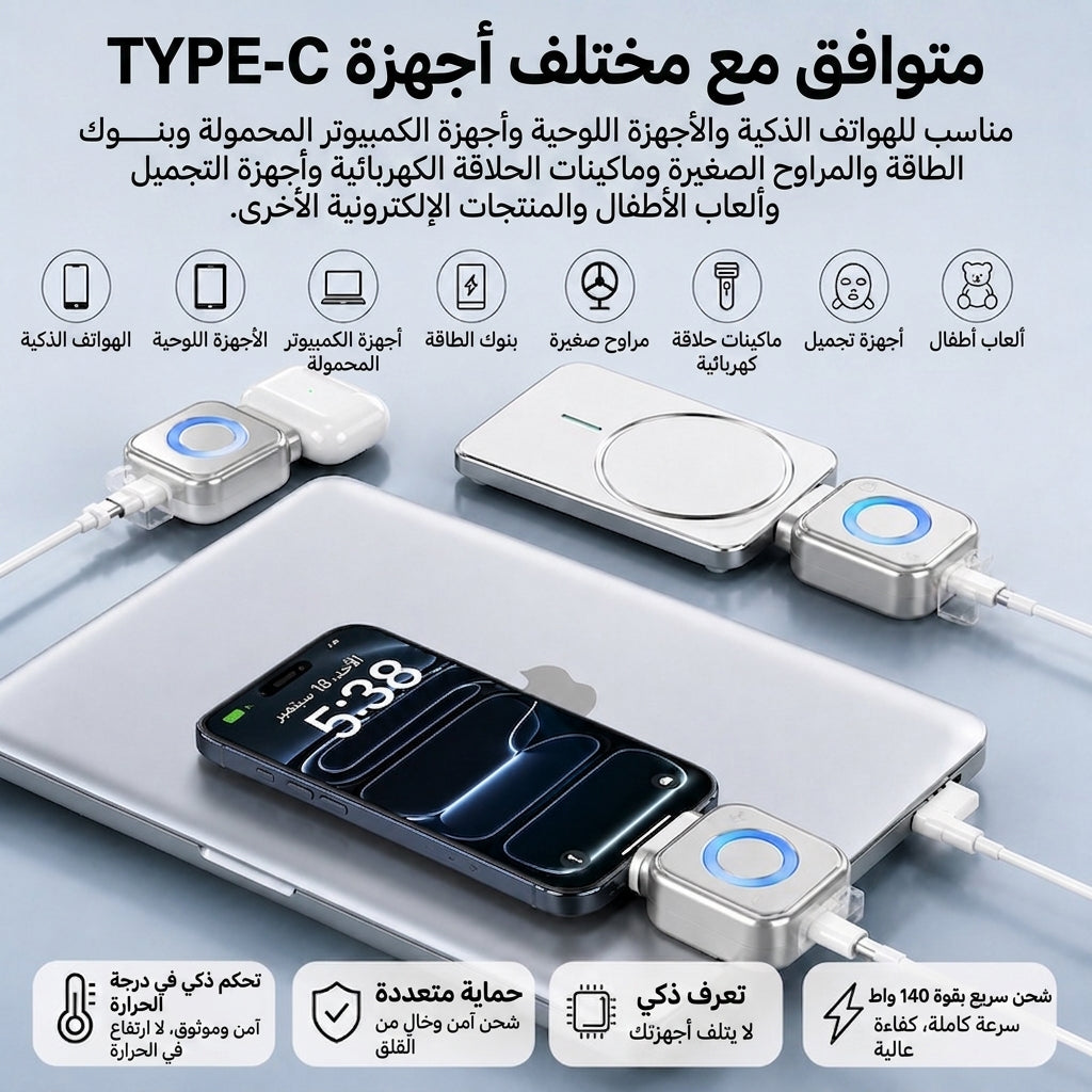 جهاز حماية البطارية والشحن الآمن